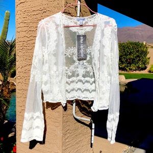 Nina Leonard- white cover up